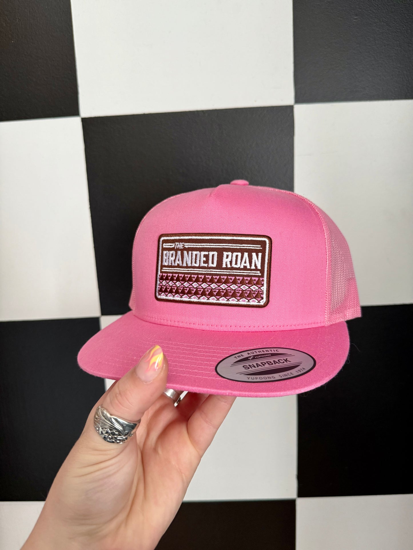 Hot Pink Aztec Ball Cap