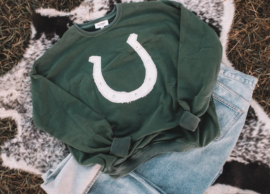 Horse Shoe Crewneck