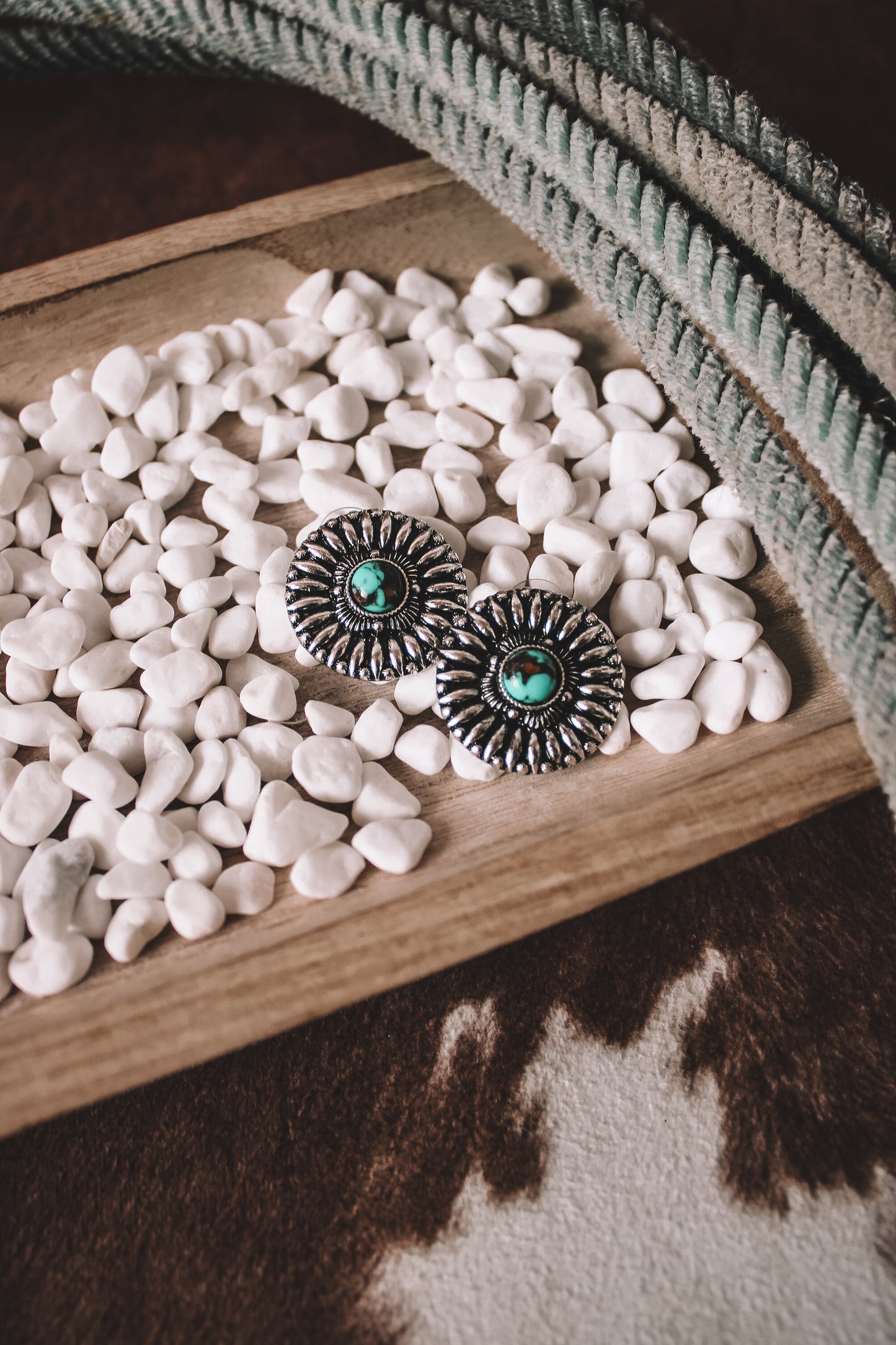 Faux Blossom Earrings