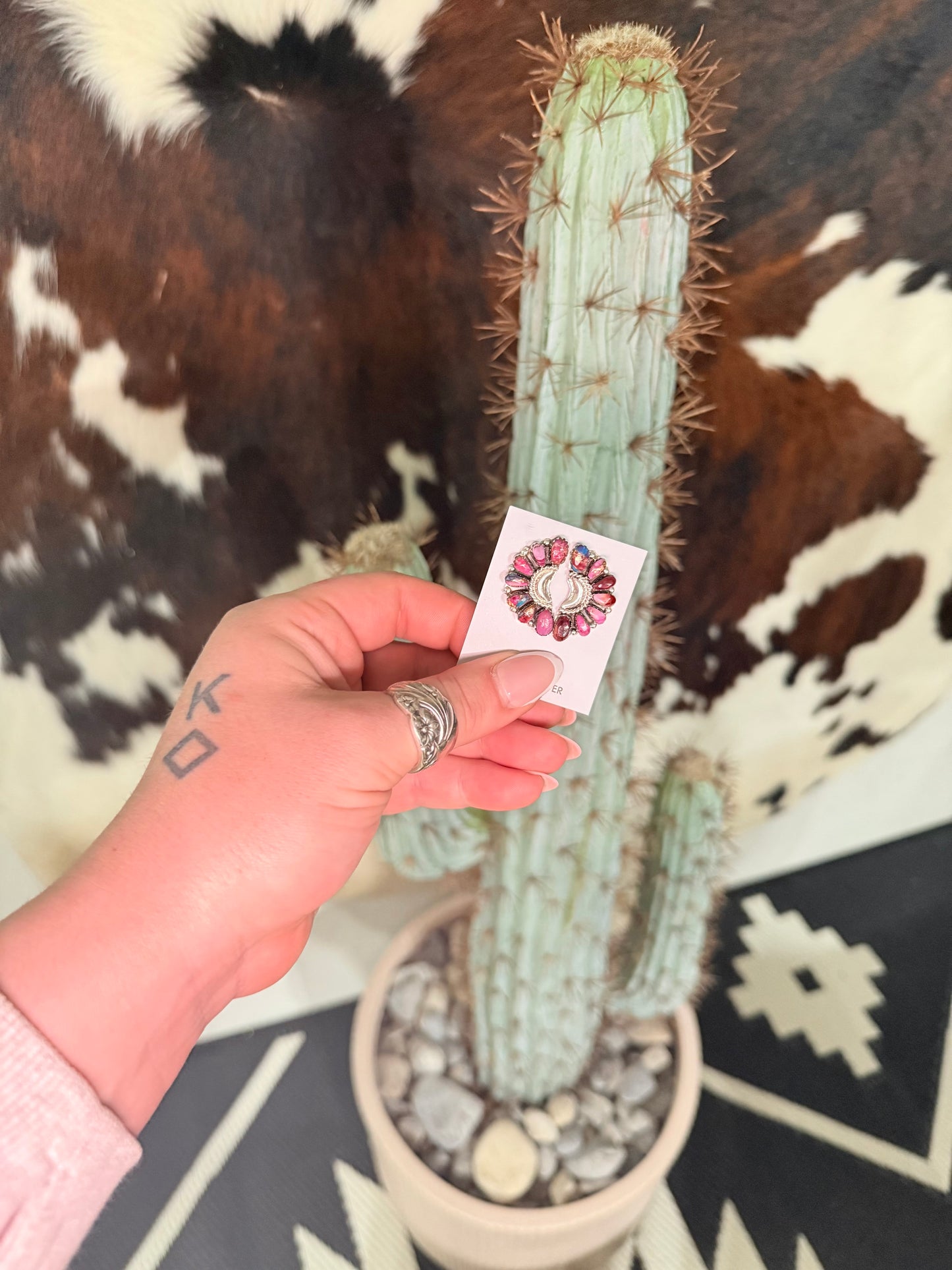 Pink Dream Half Moon Clusters