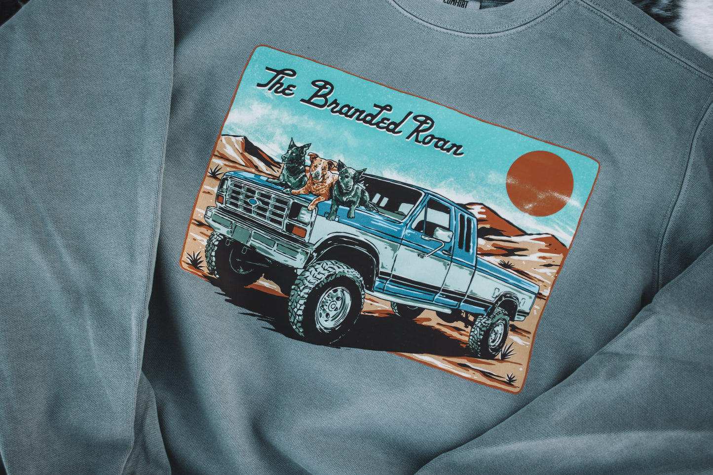 The Branded Roan - Farm Dogs Crewneck