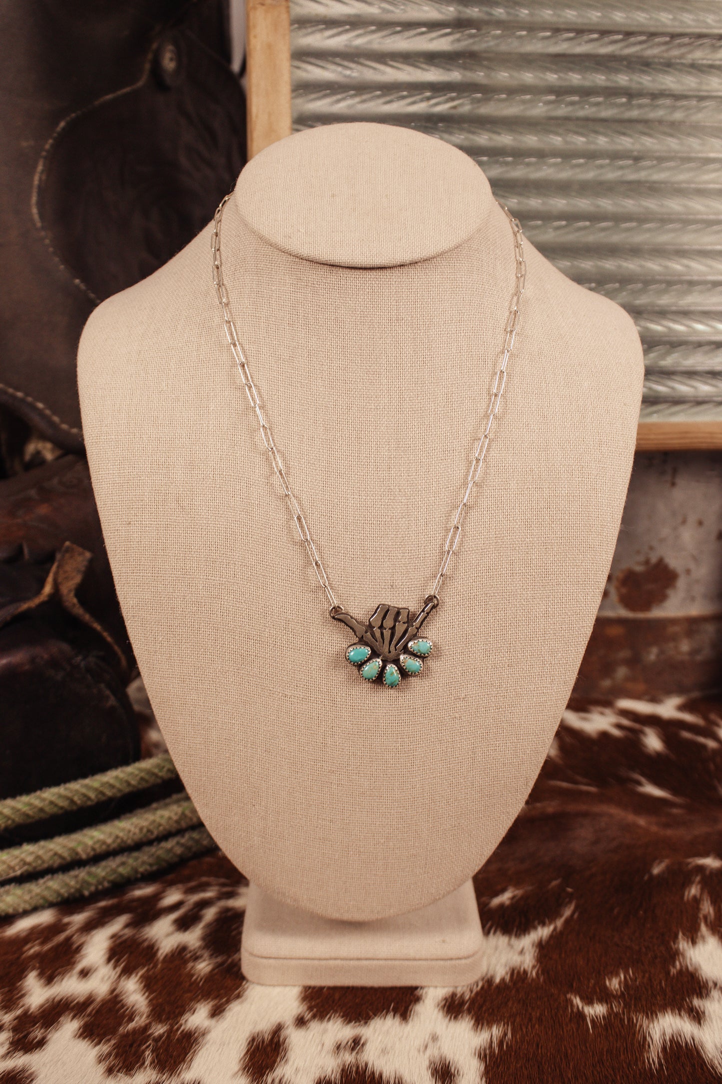 Rocker Turquoise Necklace