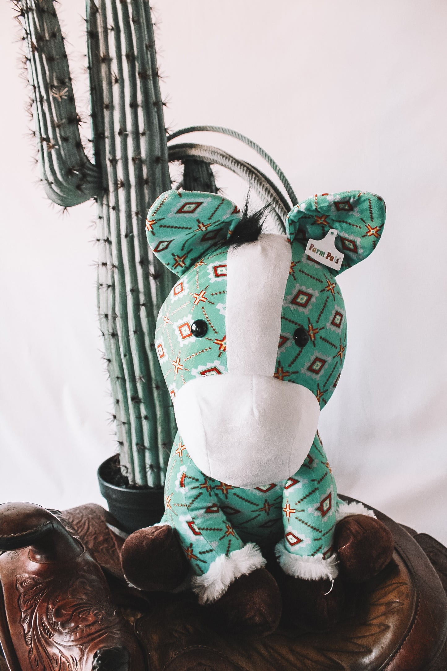 Turquoise Pattern Farm Pal