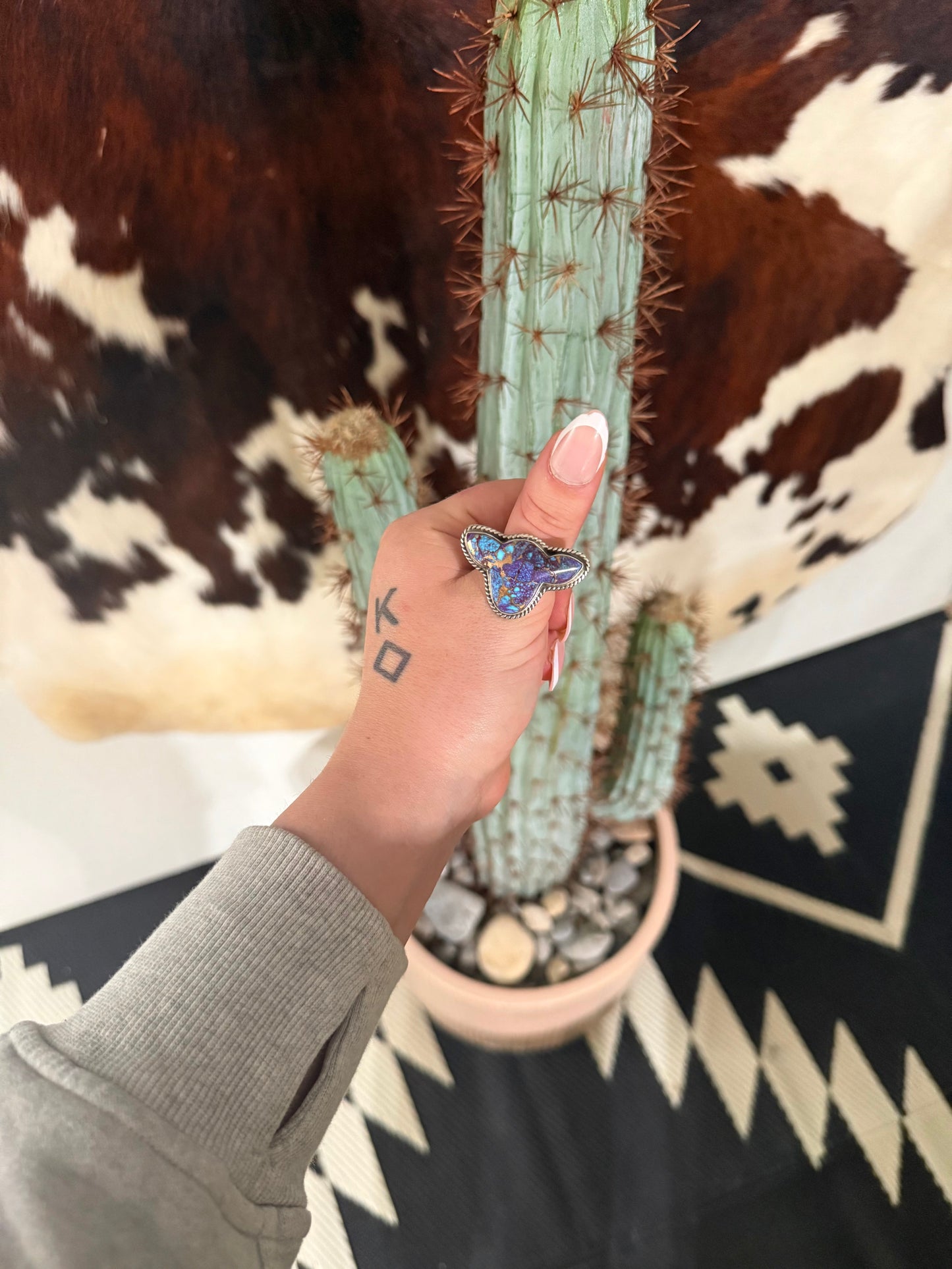 Purple Dream Cowhead Ring