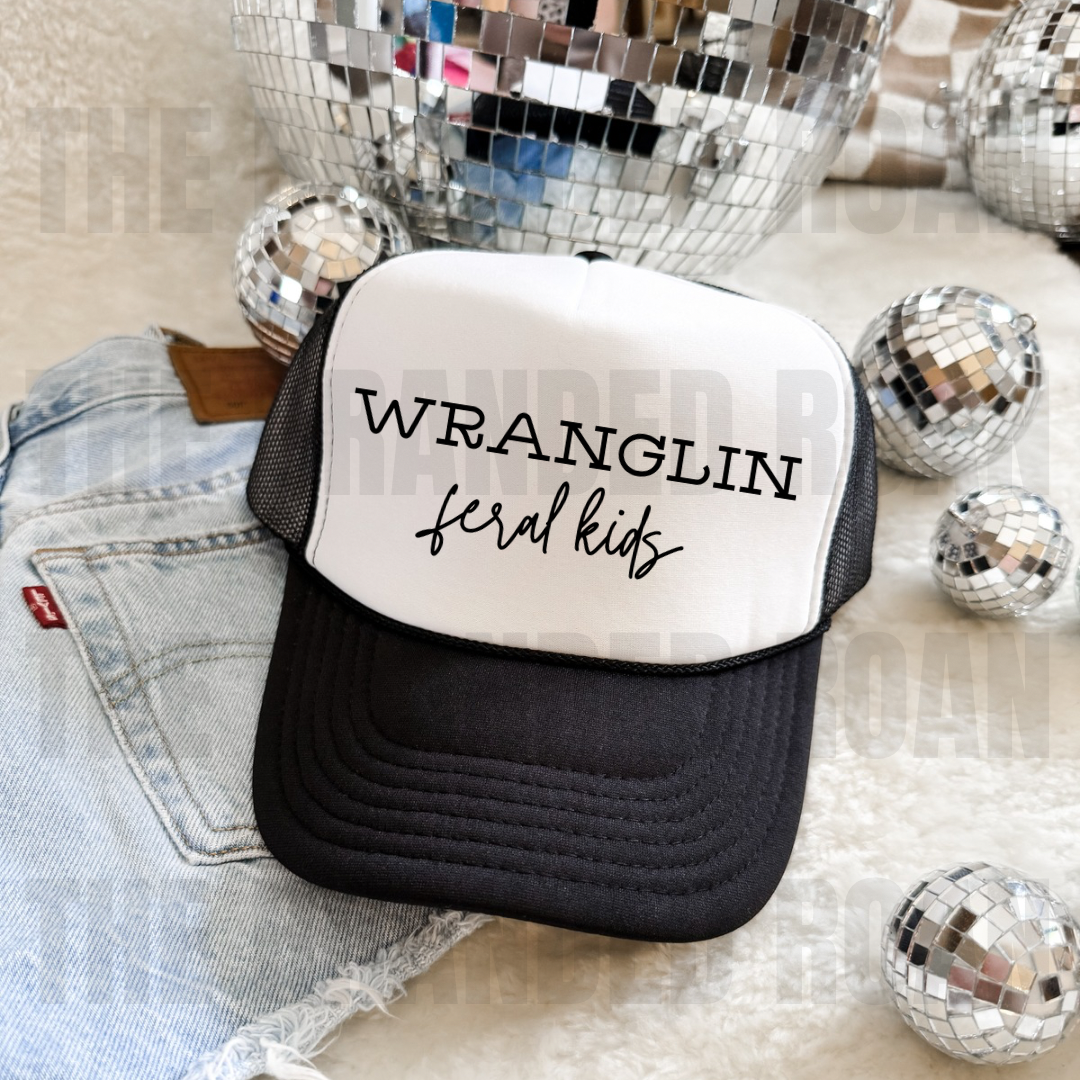 Wranglin Feral Kids Trucker Cap