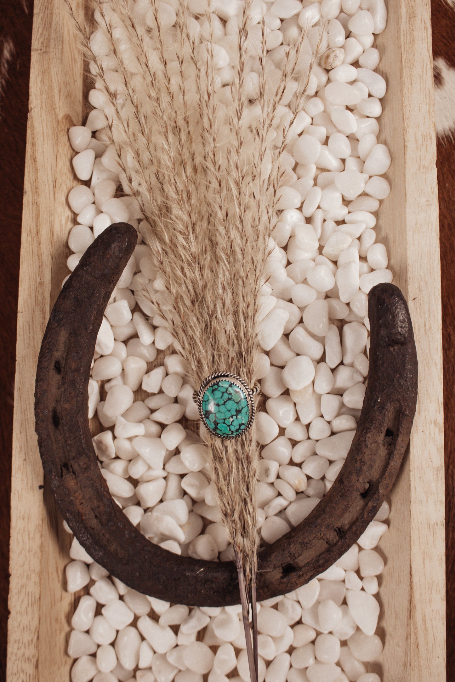 Round Turquoise Ring