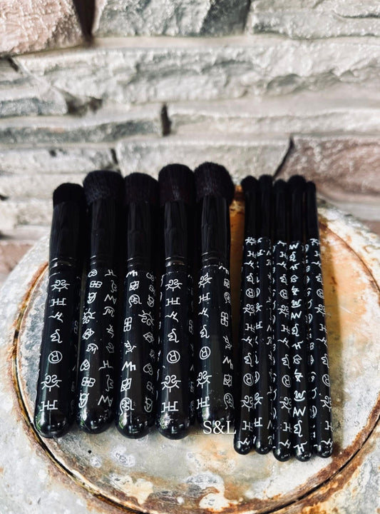 Black Brands Makeup Brush Set