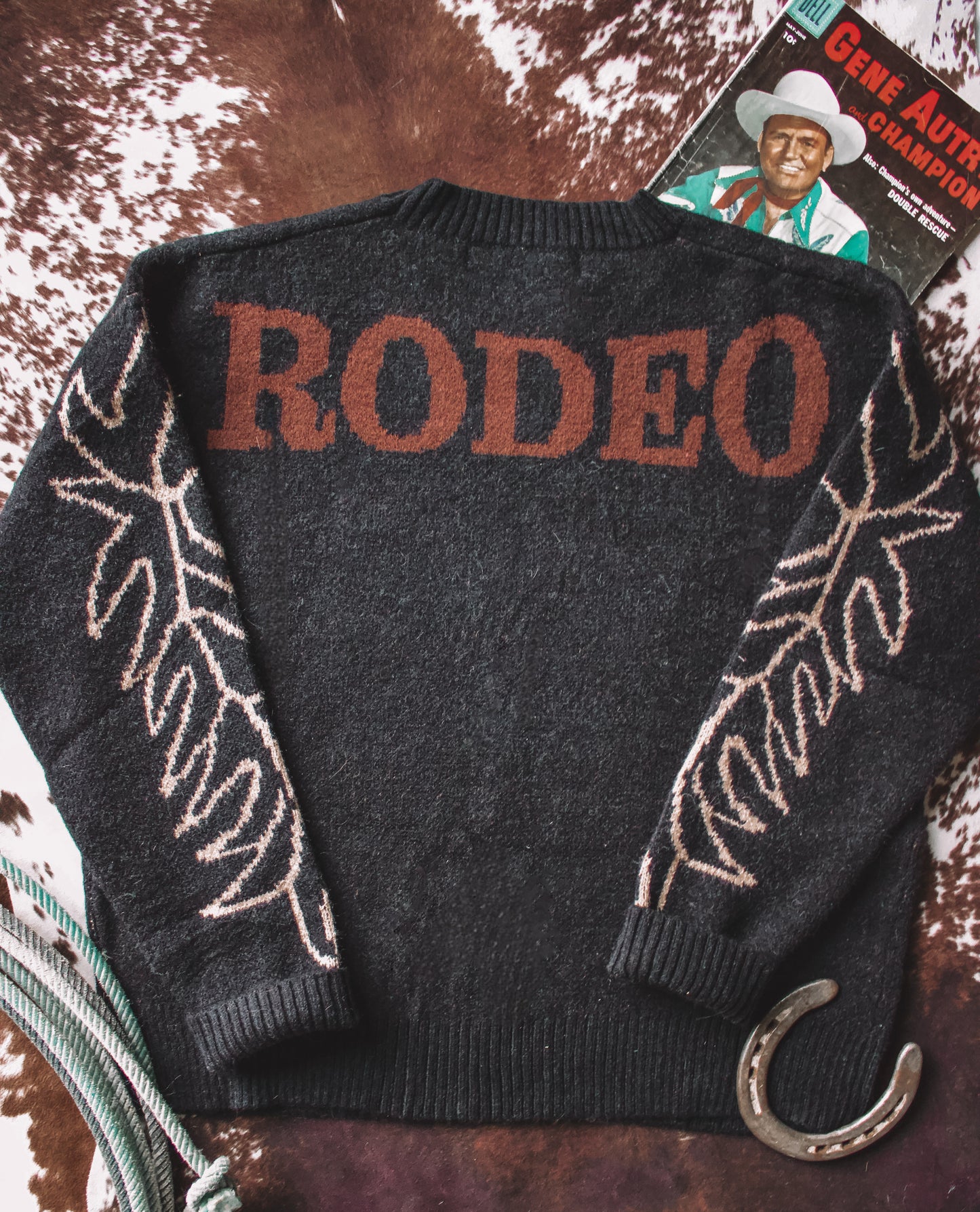 Western Rodeo Knitted Sweater
