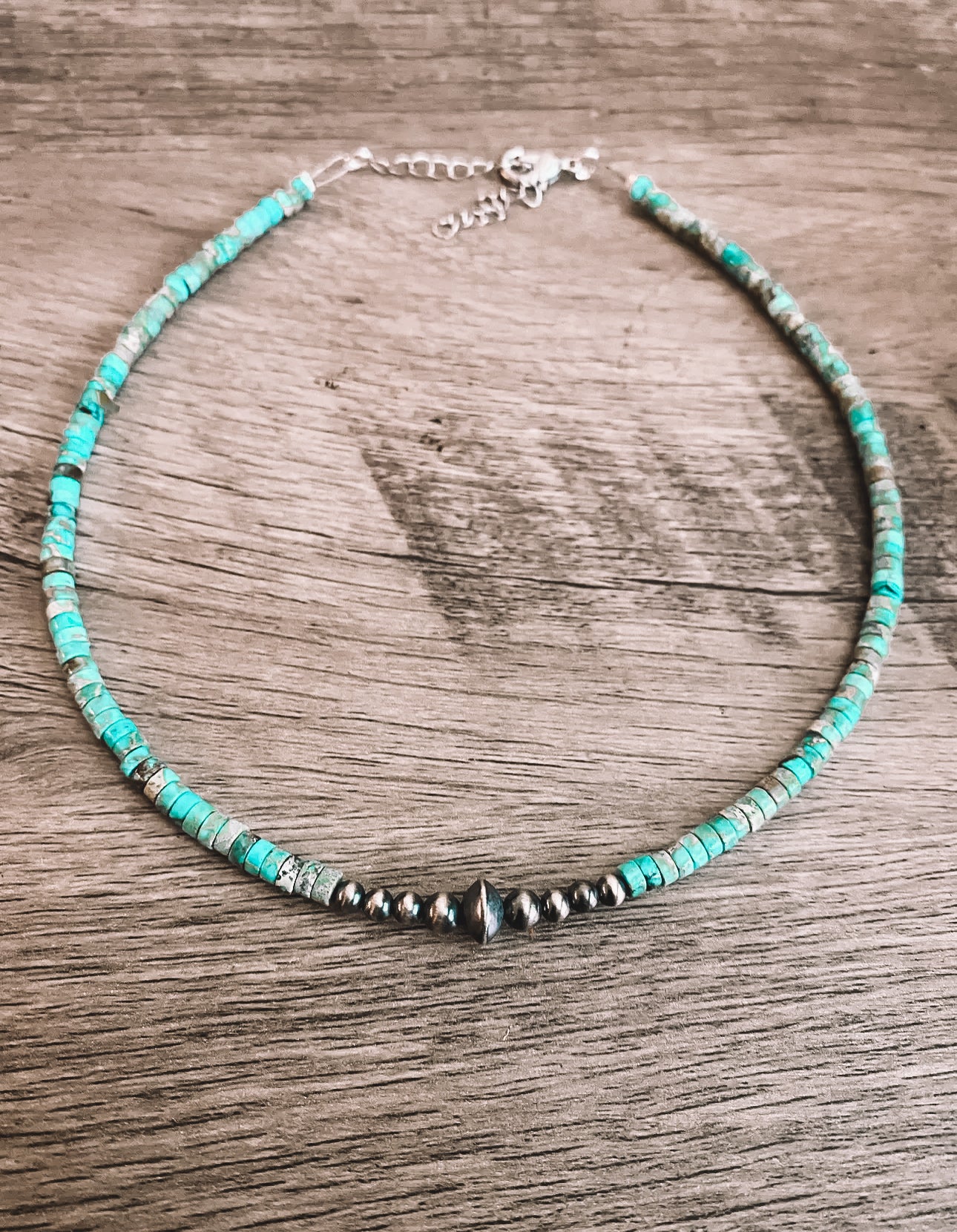 The Bijoux Fab - Veracite Turquoise W/ Sterling Pearls