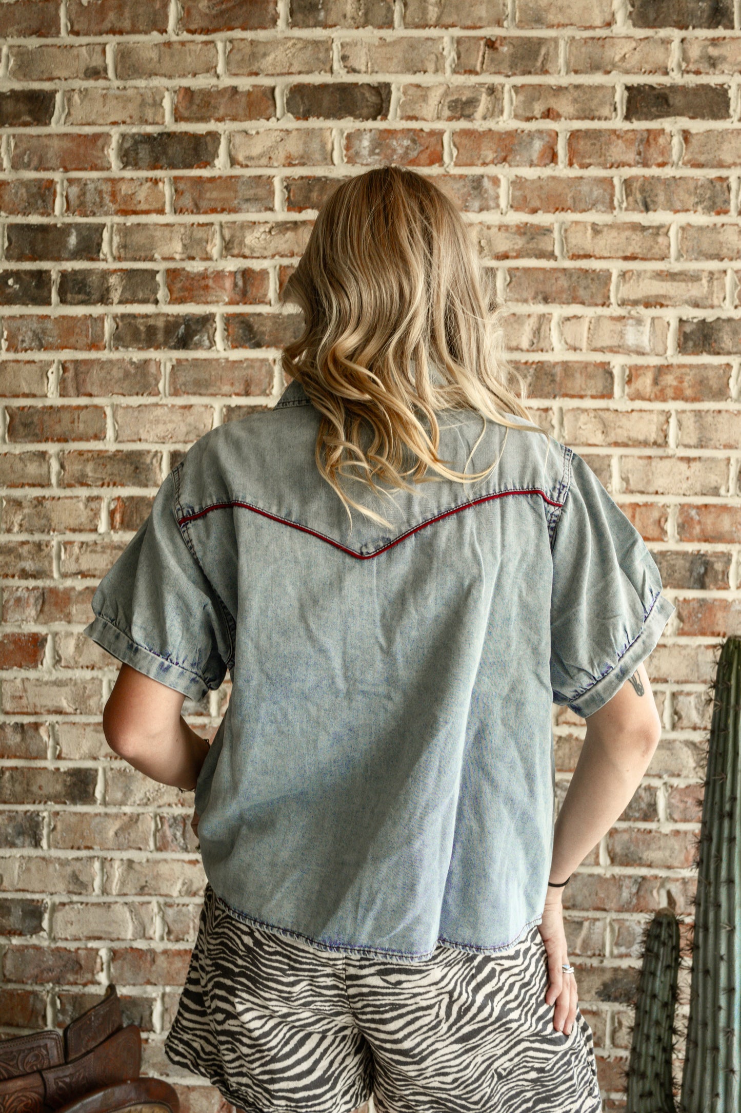 Durango Denim Top