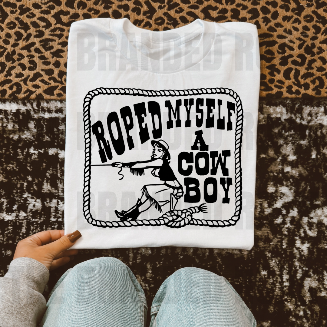 Roped Myself A Cowboy Tee