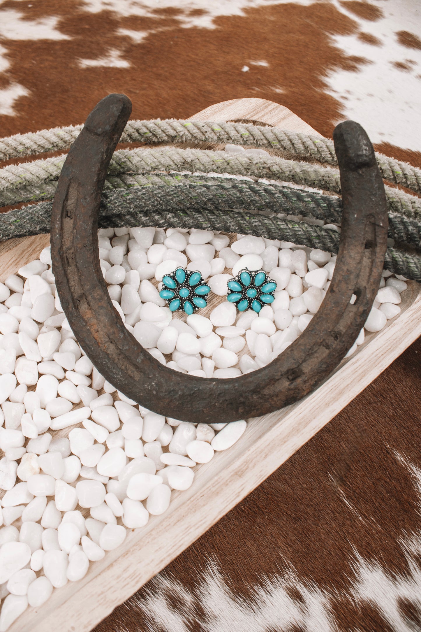 The Turquoise Quincy Earrings