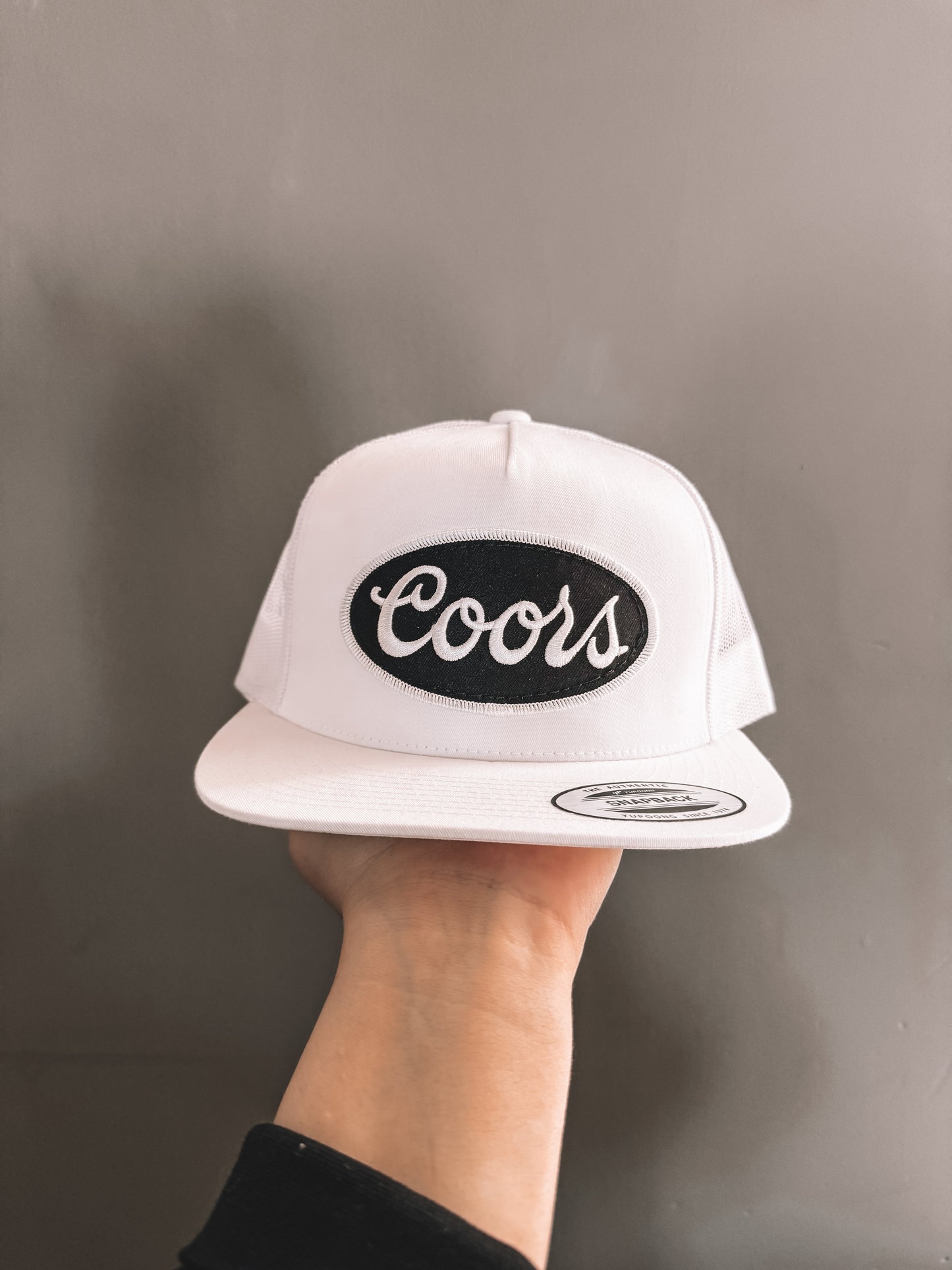 The Branded Roan - Oval Black Coors Cap