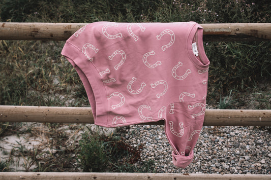 Mauve Horseshoe Crewneck