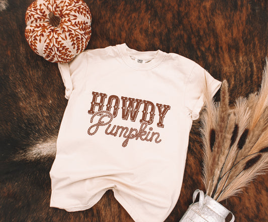 Howdy Pumpkin Tee