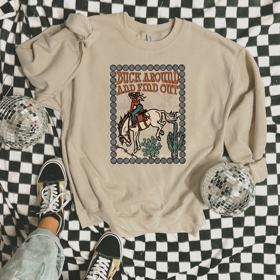 The Branded Roan - Buck Around & Find Out Crew