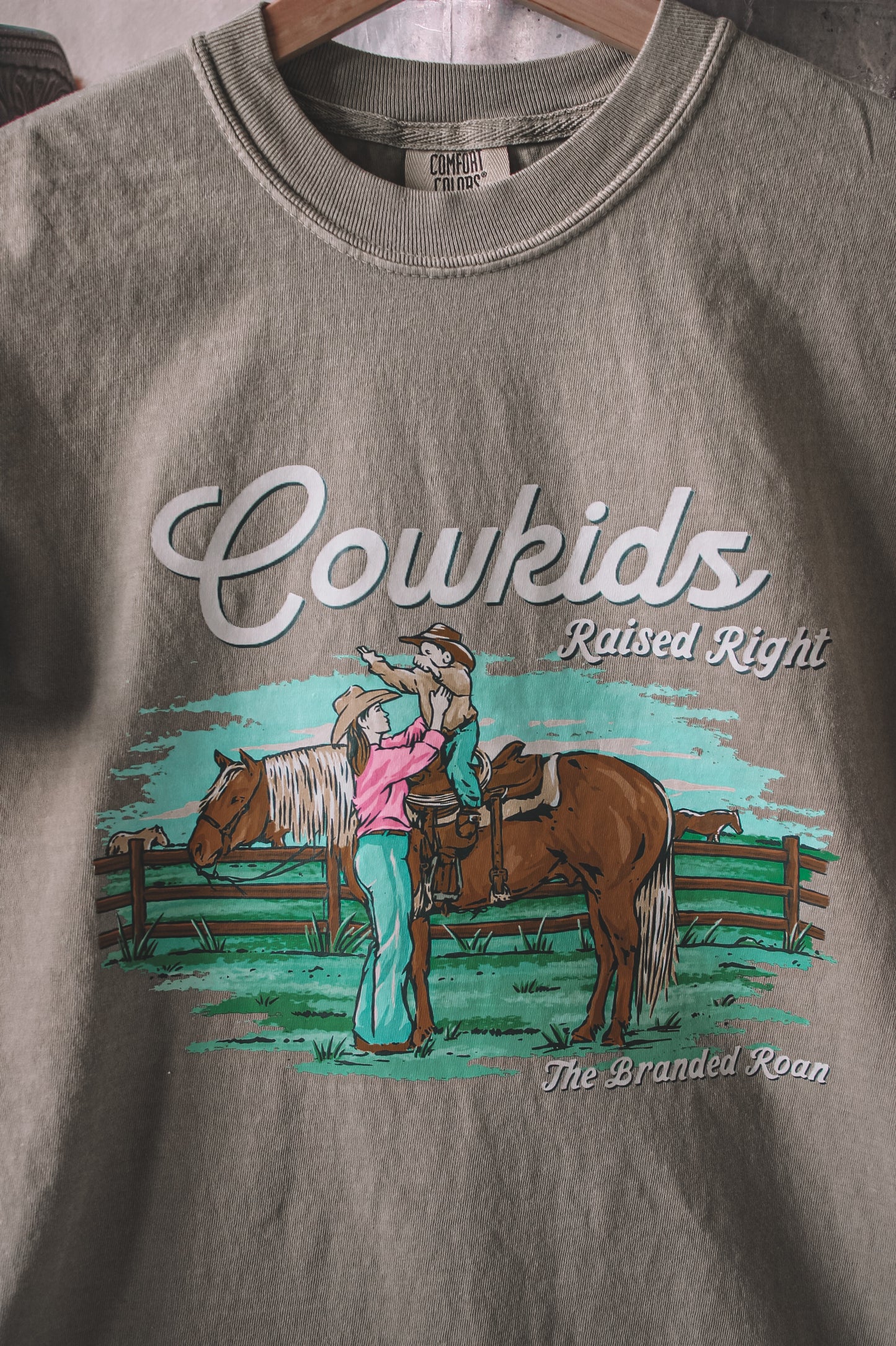 Cowkids Raised Right Tee