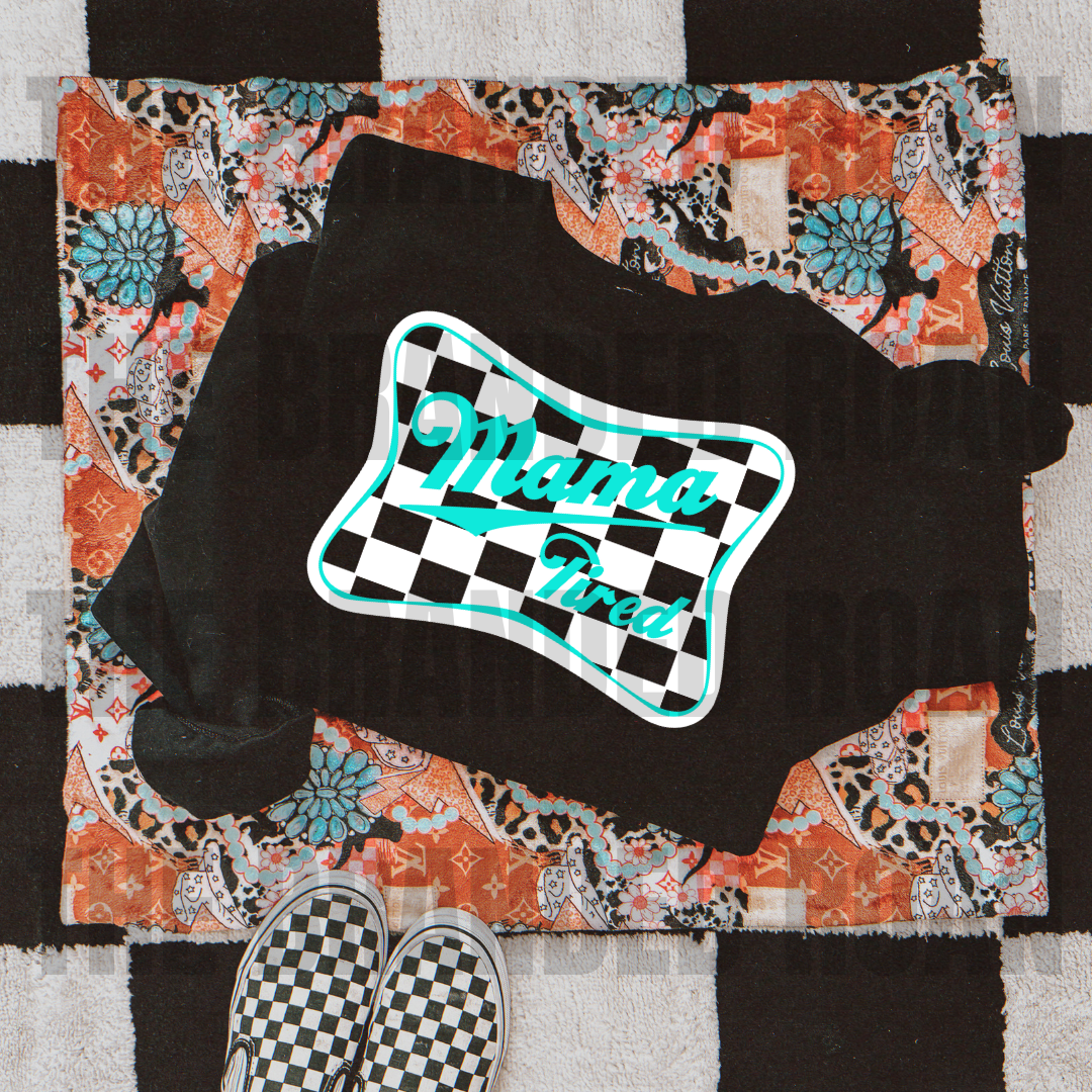 Checkered Mama Tried Crewneck
