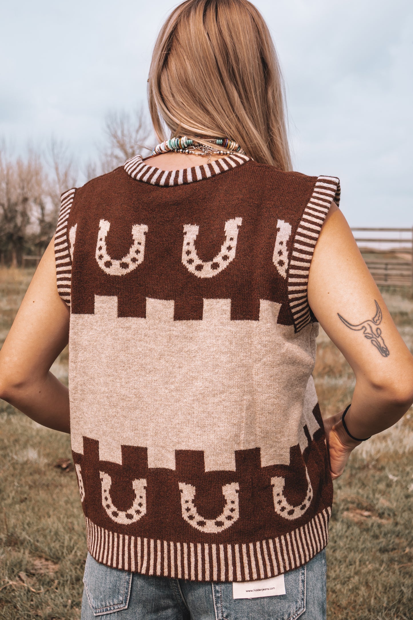 The Bronc Knit Vest *PRE ORDER*