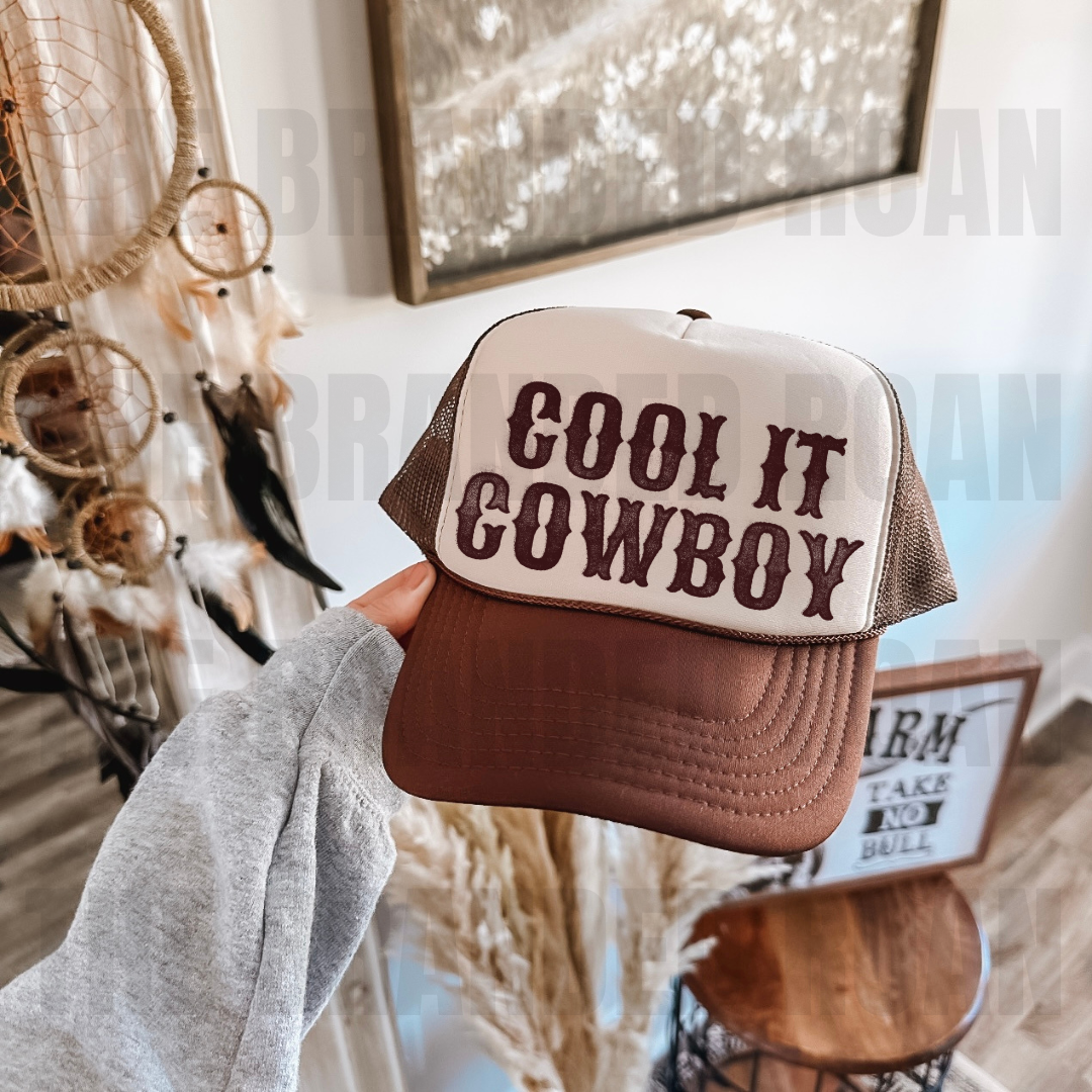 Cool It Cowboy Trucker Cap