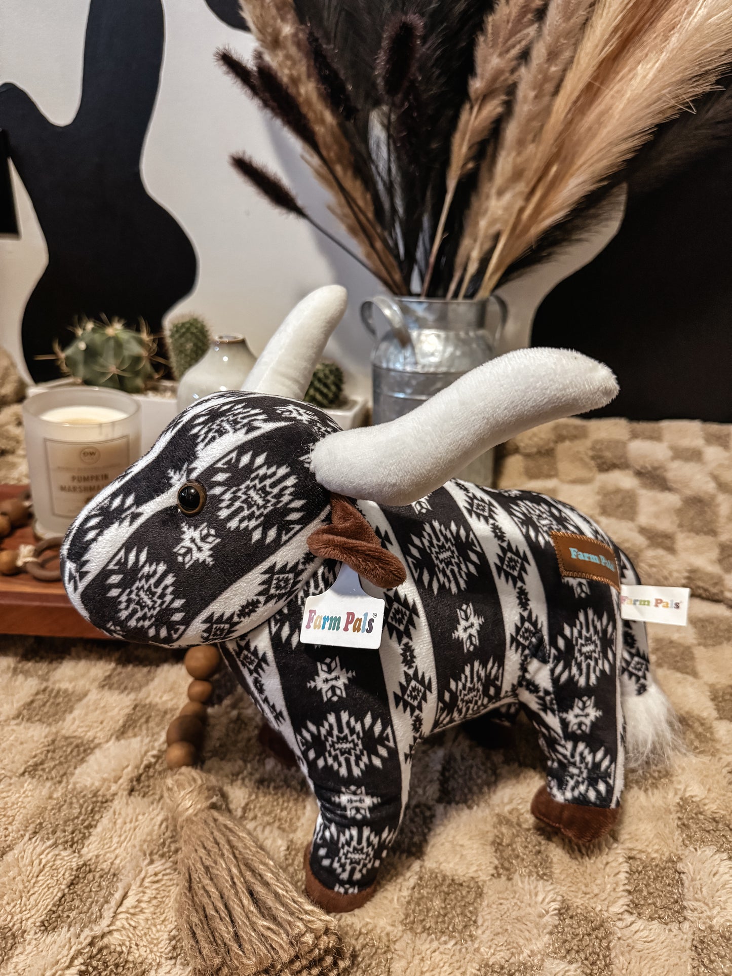 The Branded Roan - Black & White Farm Pal