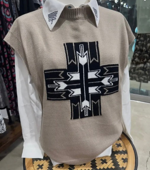 Santa Fe Cross Sweater Vest