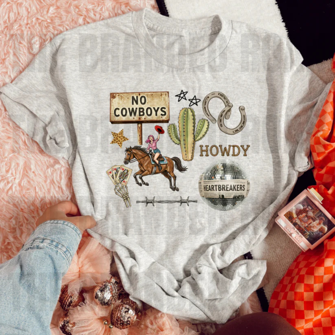 The Branded Roan - Howdy Collage Tee