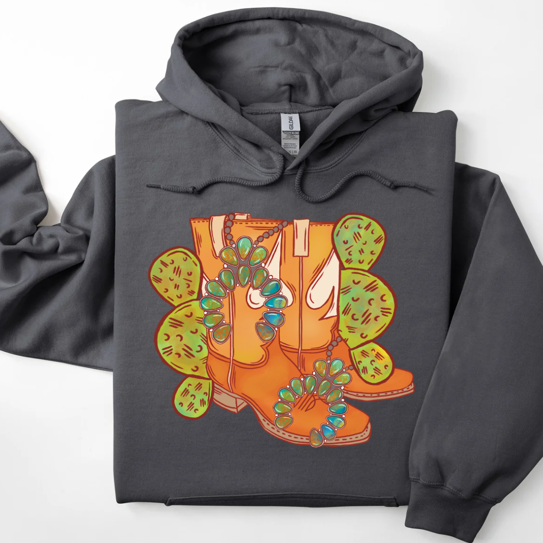 The Branded Roan - Spade Boots Hoodie