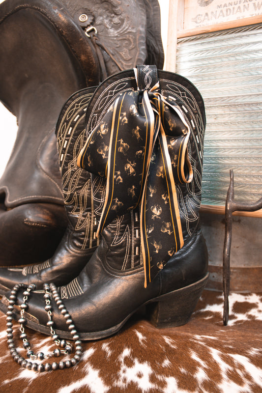 Black & Gold Broncs Twilly