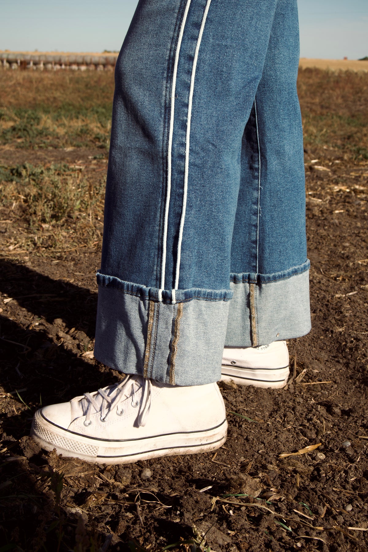 The Retro Cuff Jeans