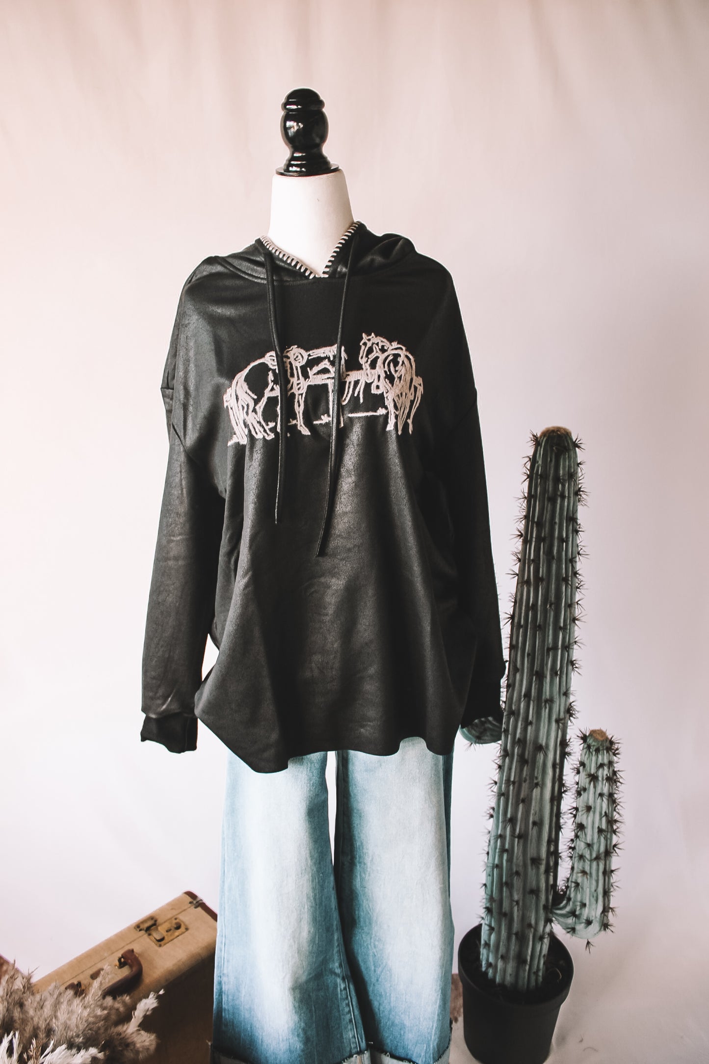 Leather or Not Hoodie