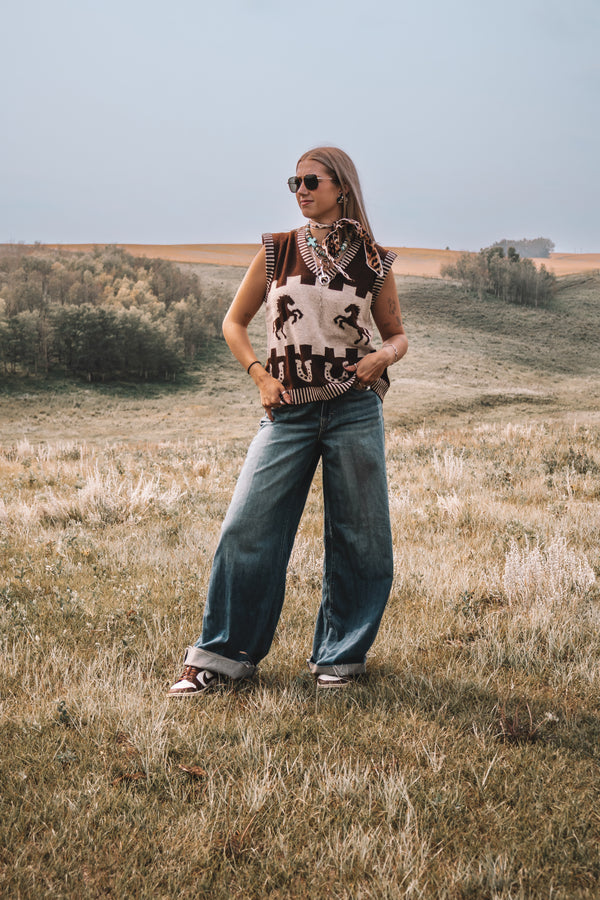 The Bronc Knit Vest