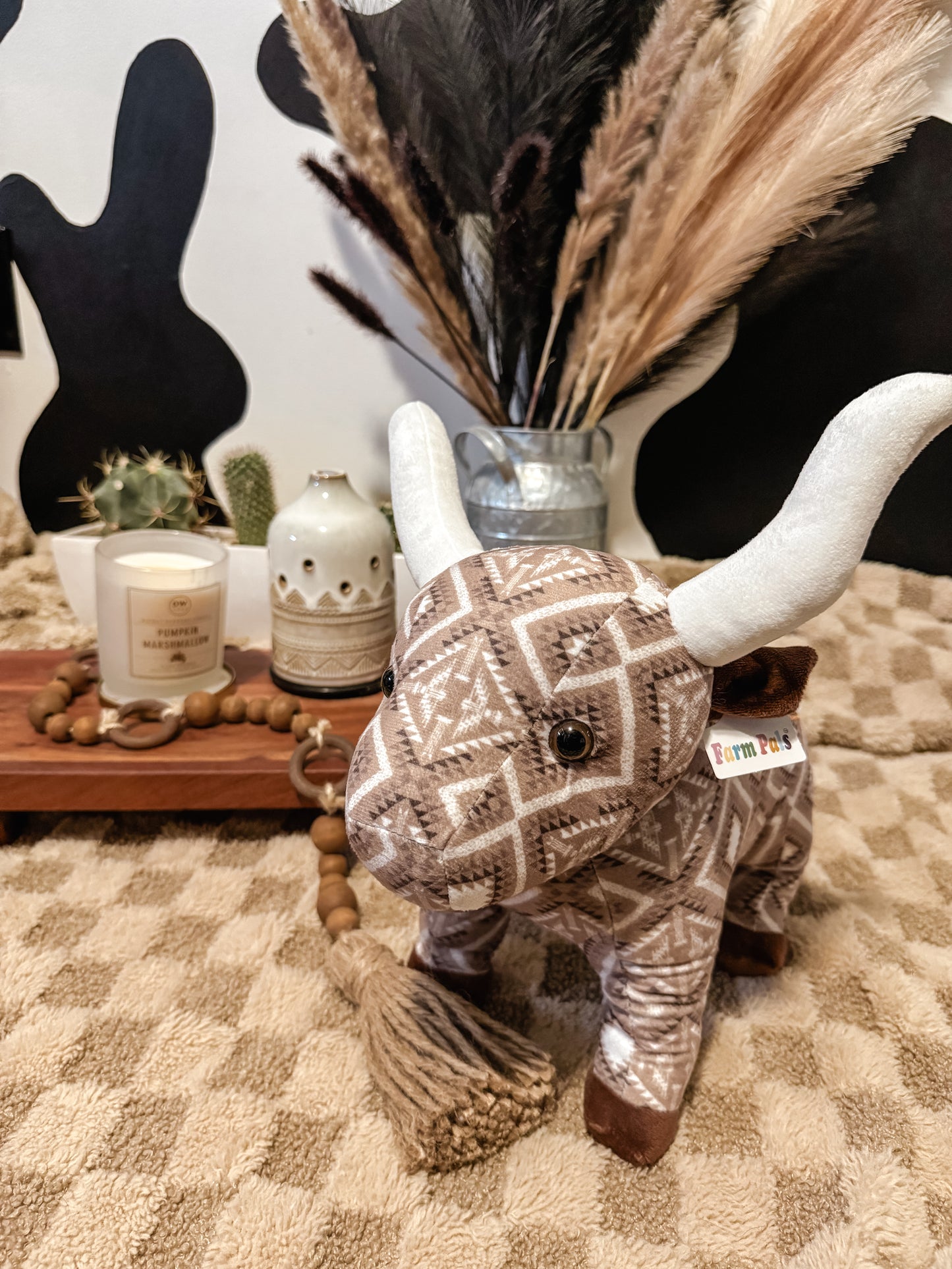 The Branded Roan - Farm Pals Brown & White