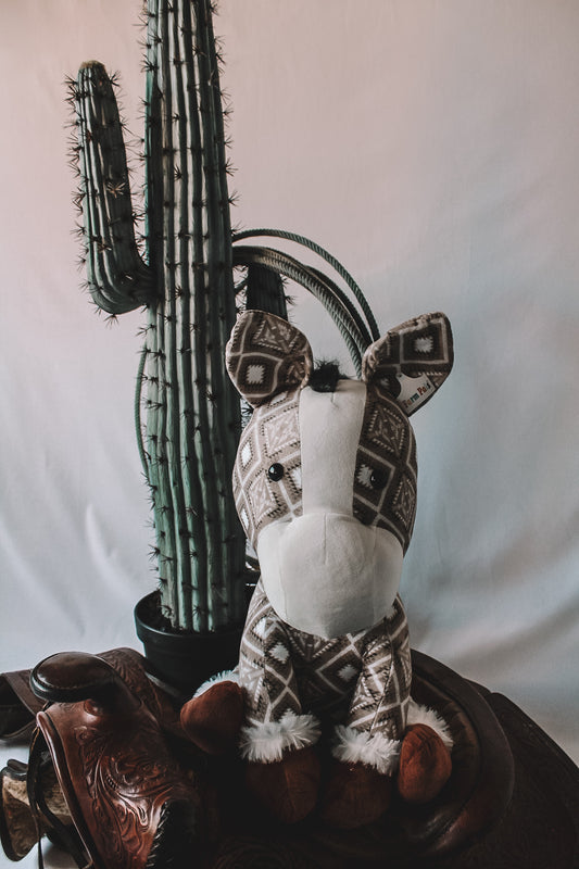 Tan & White Aztec Farm Pal