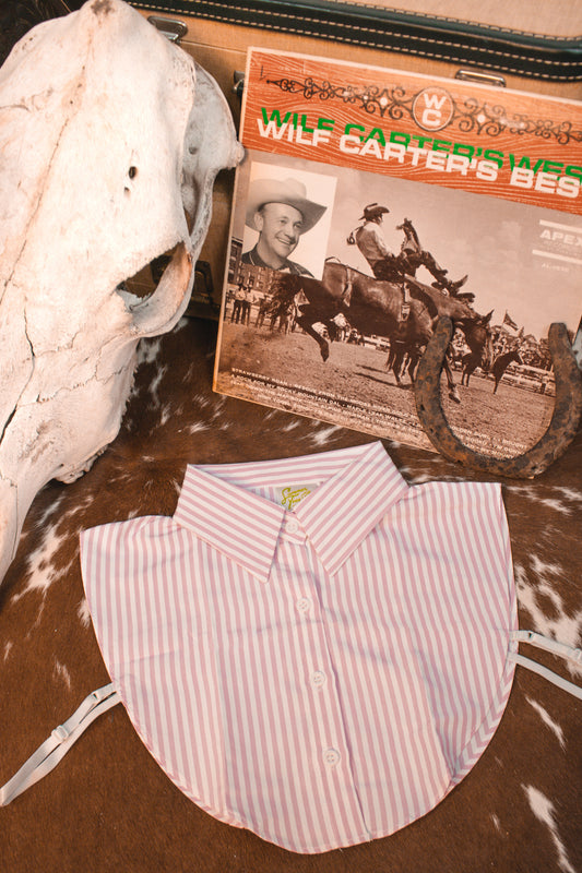 Pink Striped Collar