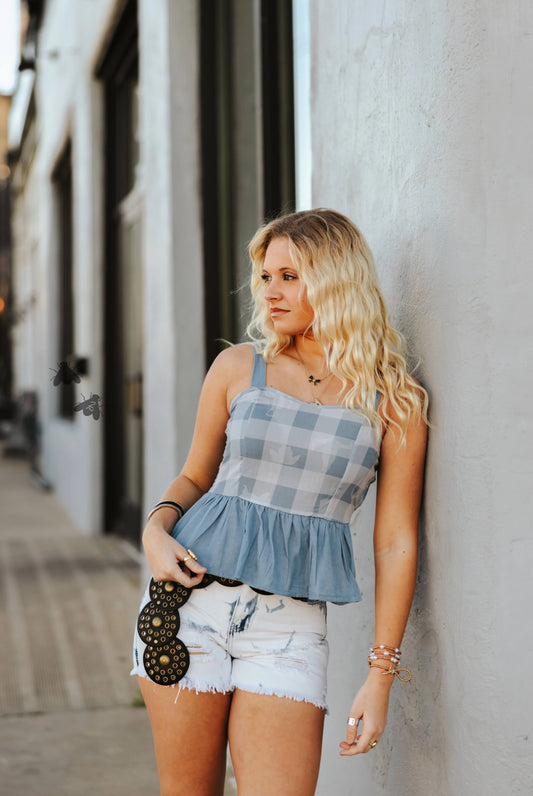 Dancehall Denim Top