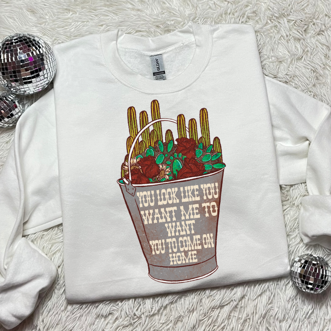 The Branded Roan - You Look Like You Love Me Crewneck