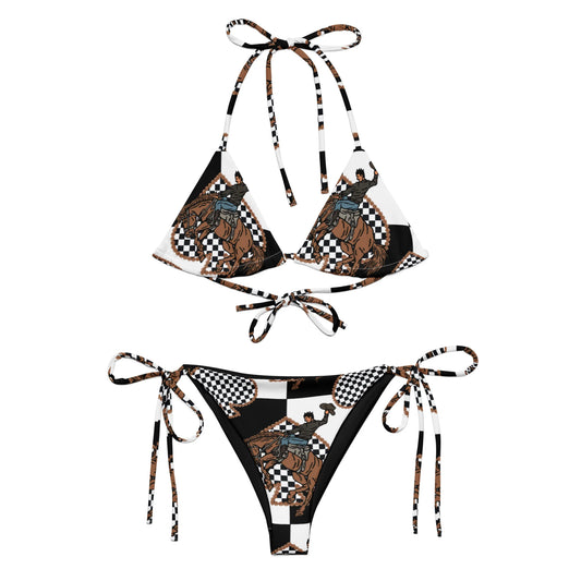 Southern Essentials - Checkered Bronc Bikini