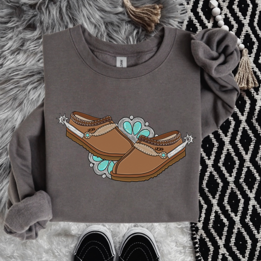 The Branded Roan - Uggs & Spurs Crewneck