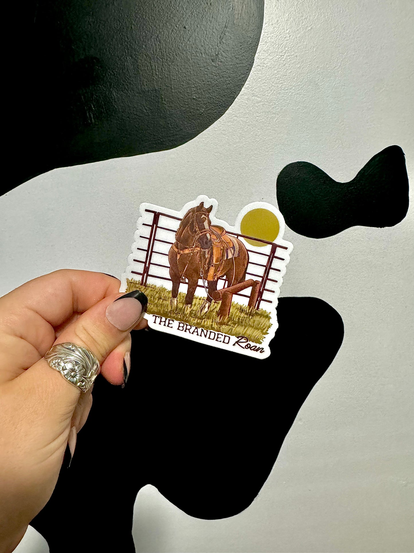 The Branded Roan - Riddler Sticker