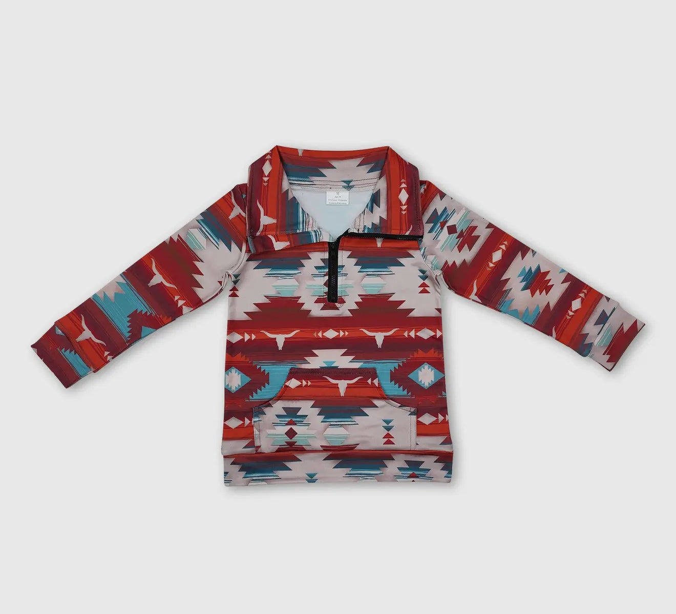 Long Horn Aztec Hoodie