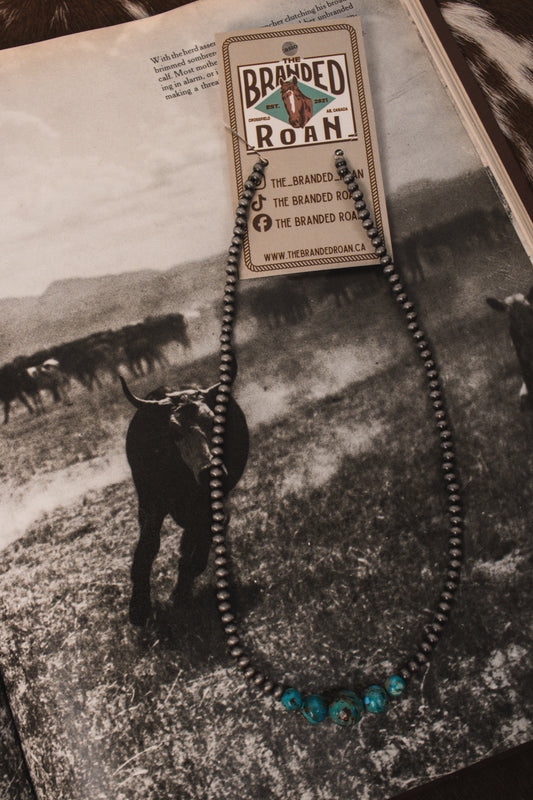 Turquoise & Pearl Necklace