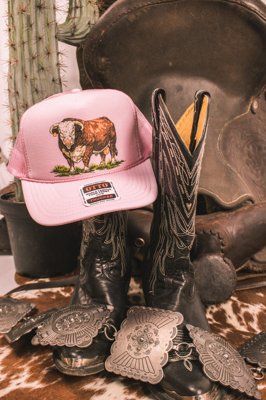The Hereford Trucker Cap - Pink
