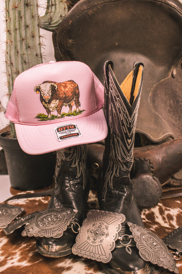 The Hereford Trucker Cap - Pink