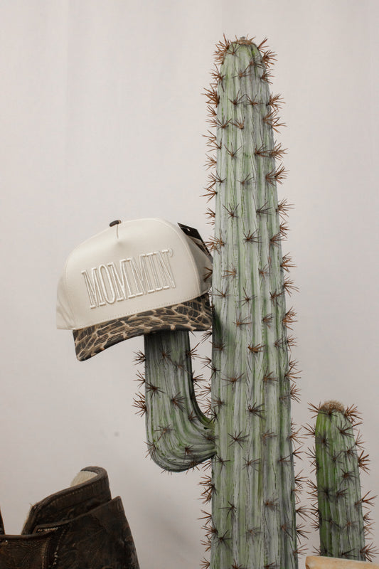 Cheetah Mommin’ Cap