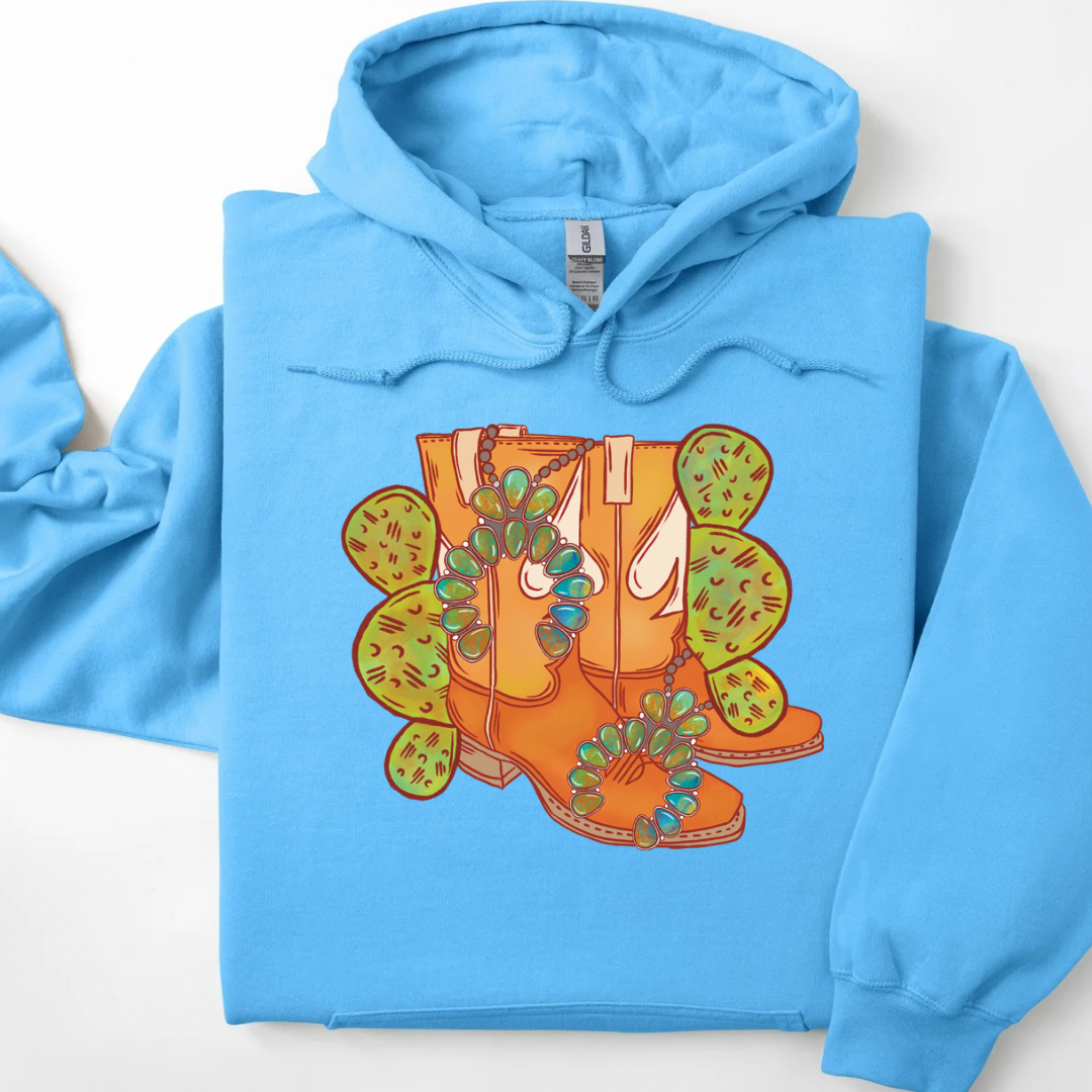 The Branded Roan - Spade Boots Hoodie