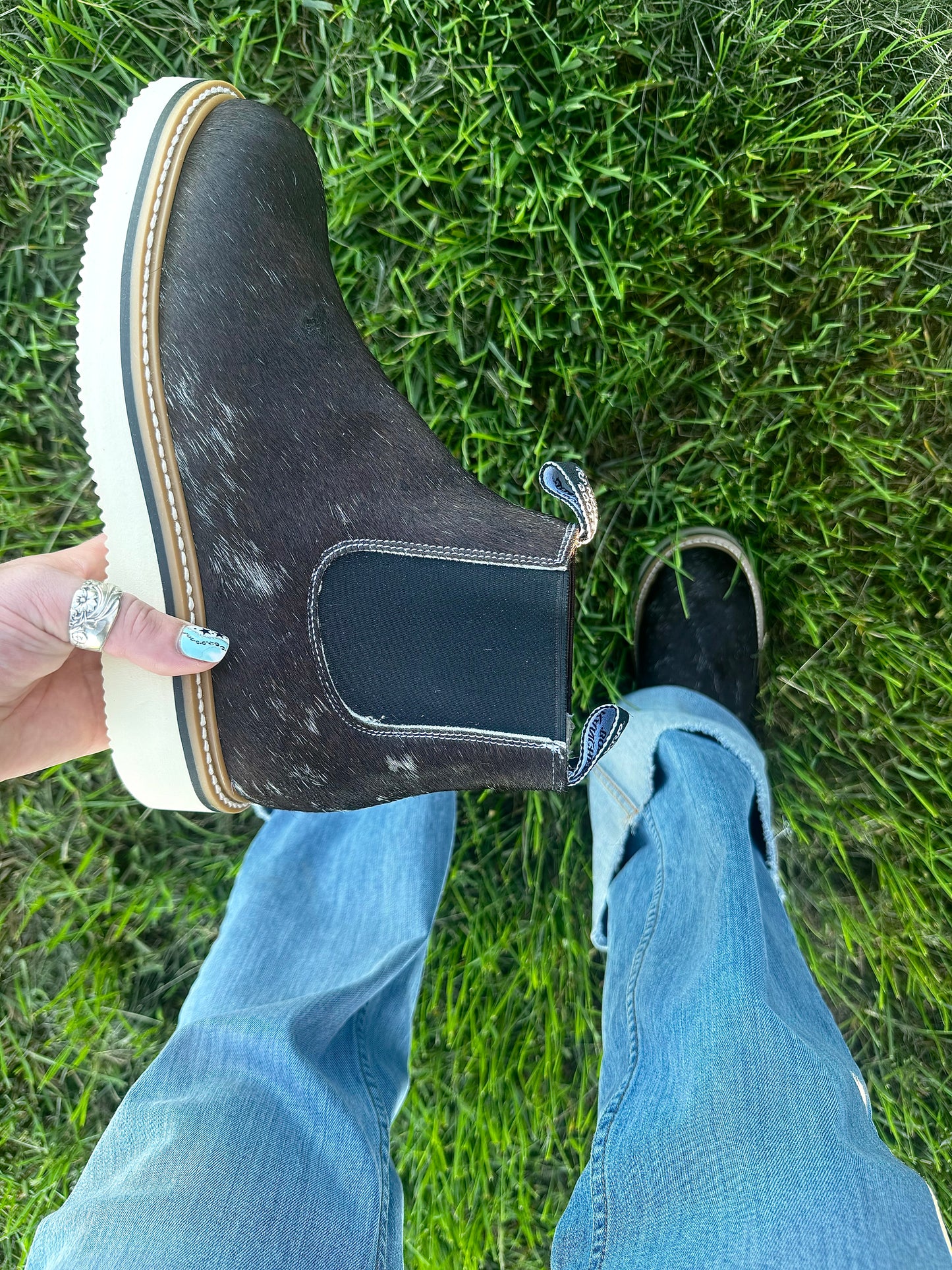 The Branded Roan - Authentic Rancherr Boots *READ DESCRIPTION*