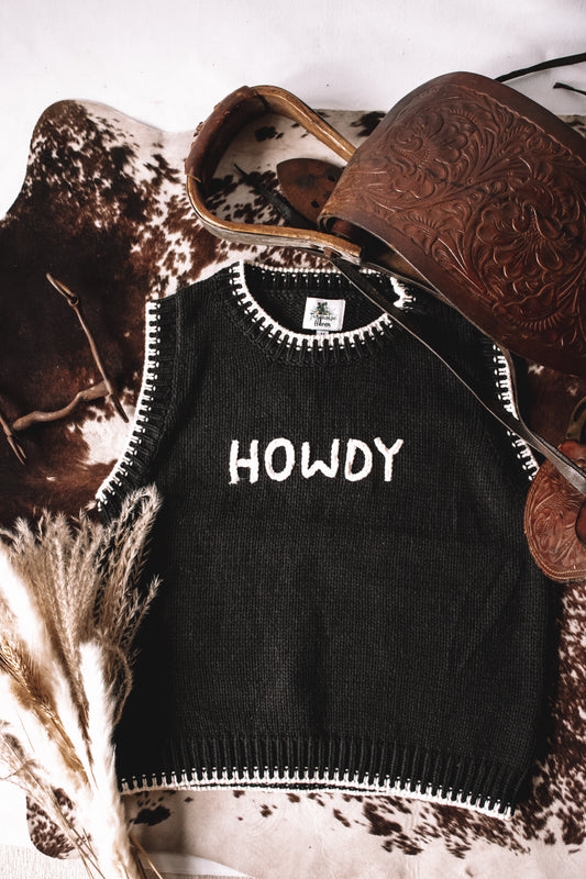 Whip Stitch Howdy Sweater Vest