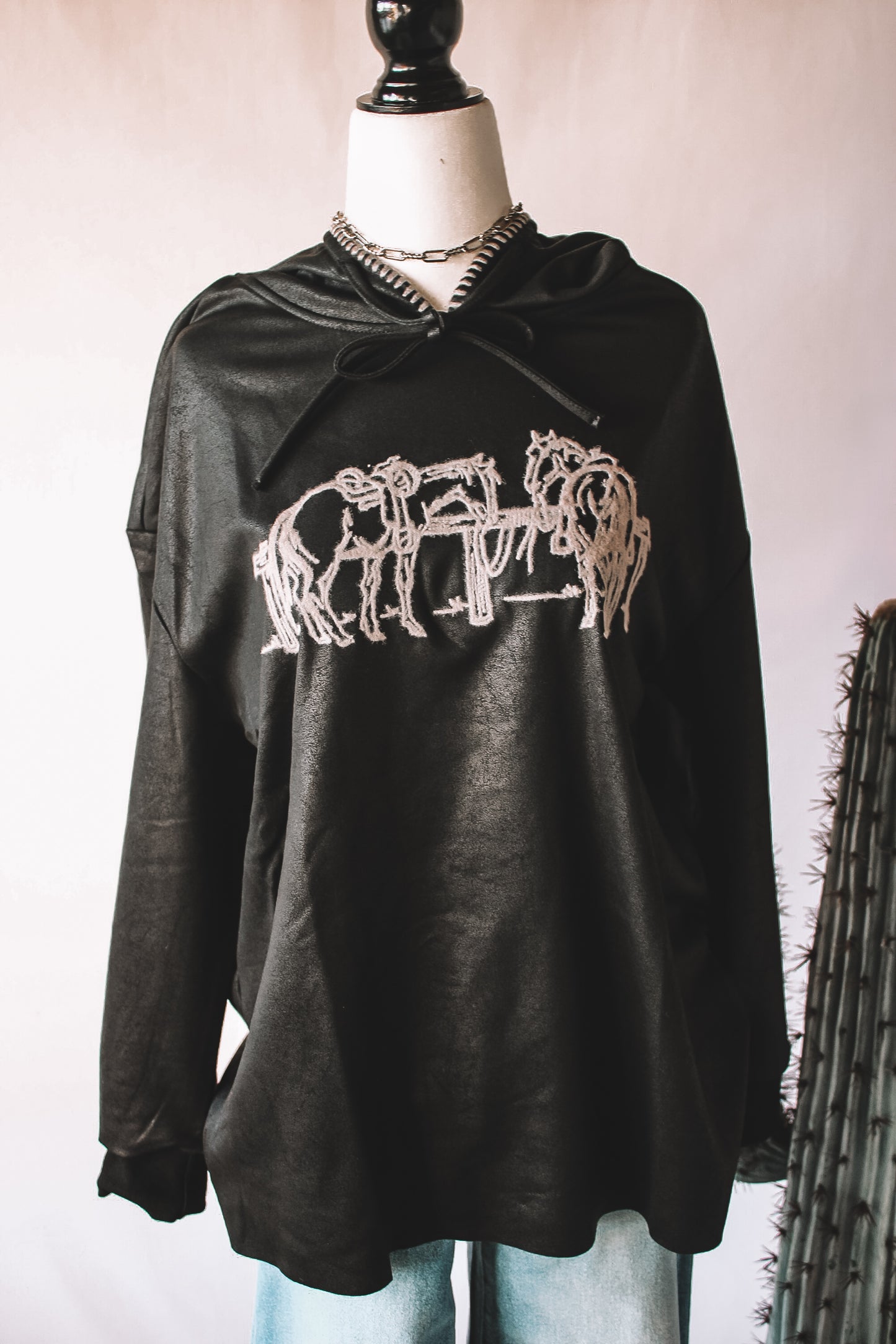 Leather or Not Hoodie