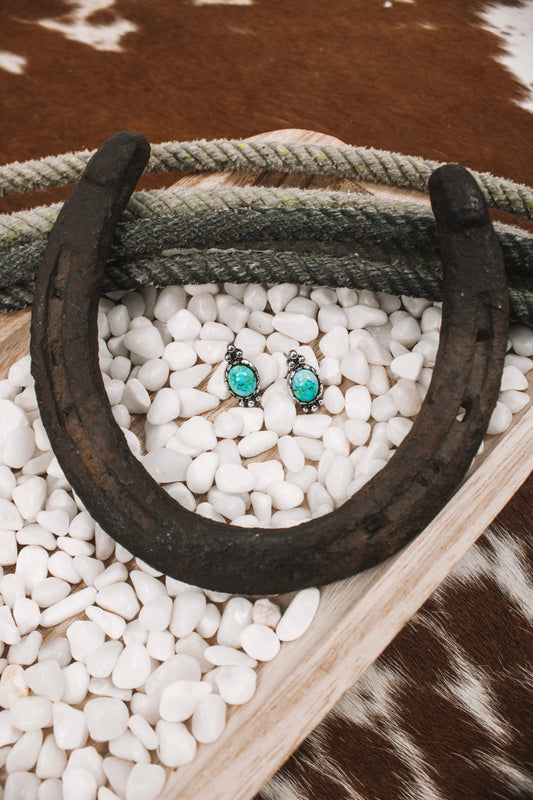 The Turquoise Stetson Earrings